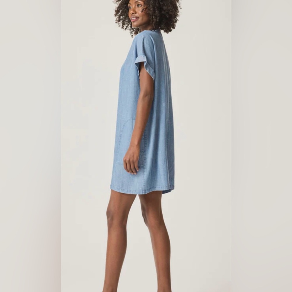 Splendid Lauren Indigo Mini Dress.  Size Small NWT - Picture 6 of 15